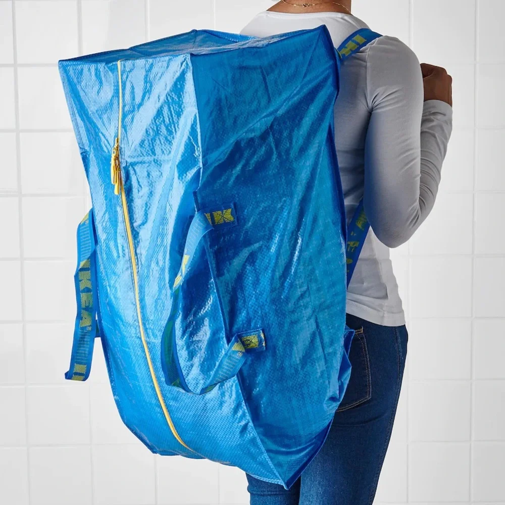 1x - IKEA Frakta Zippered Storage bag